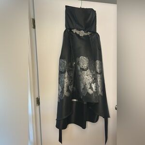 Elegant Black and Silver Women's Skirt
